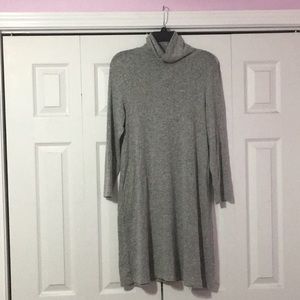 Mock neck dress